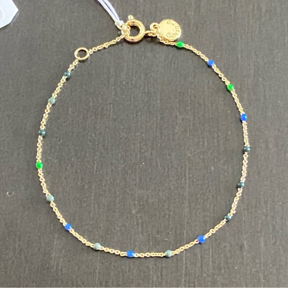 Gorjana 18K Gold Plated Capri Hamptons Bracelet 245-202-535-G - Picture 3 of 10